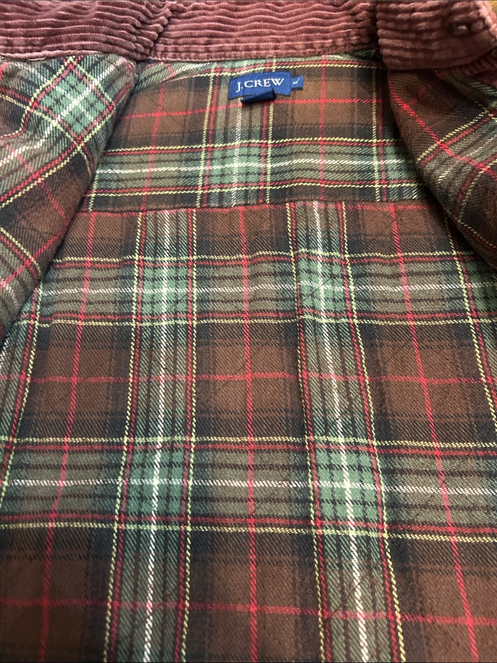 J. Crew Burgundy Corduroy Shirt Jacket - Picture 13 of 14